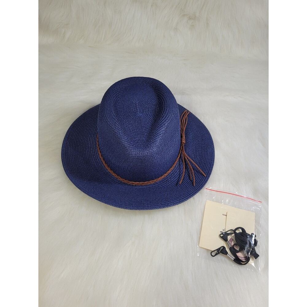 Furtalk Sun Hat For Women Beach Summer Navy Blue Hat